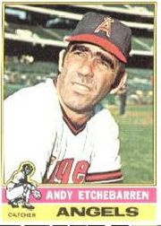 1976 Topps Baseball Cards      129     Andy Etchebarren